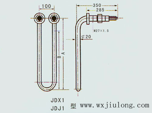 加熱管/電熱管普通型 JDX型硝鹽溶液用管狀電熱元