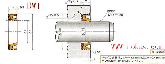 dwi、DKB/DKBI型密封圈，天津?qū)Ｙu原裝進(jìn)口nok密封圈