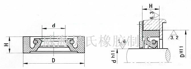 耐高壓夾布油封，耐高壓夾布油封