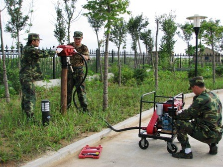 重慶防汛打樁機規(guī)格《防汛搶險應急物資》氣動防汛打樁機價格『D9供應