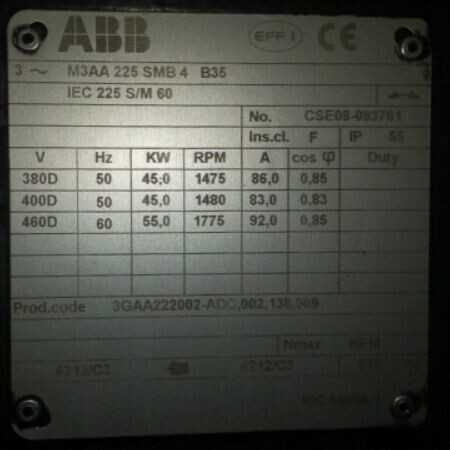 M3AA系列ABB鑄鋁電機