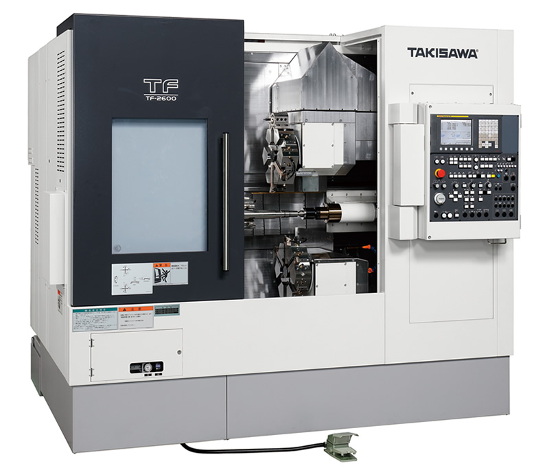 日本瀧澤TS系列復(fù)合CNC車床 （付Ｙ軸、對置2主軸/1刀架）