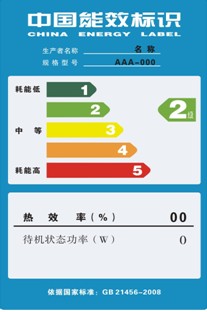 強制性中國能效燃氣采暖爐能效流程