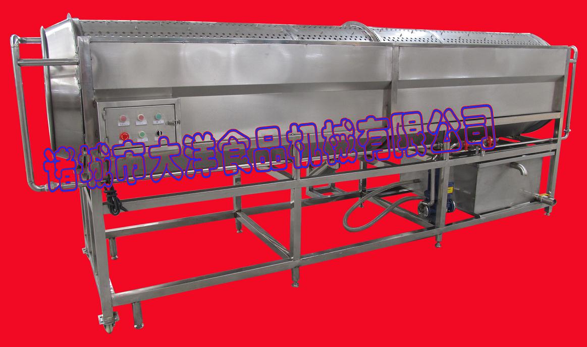 連續(xù)滾筒清洗機，大洋牌精品胡蘿卜清洗設備