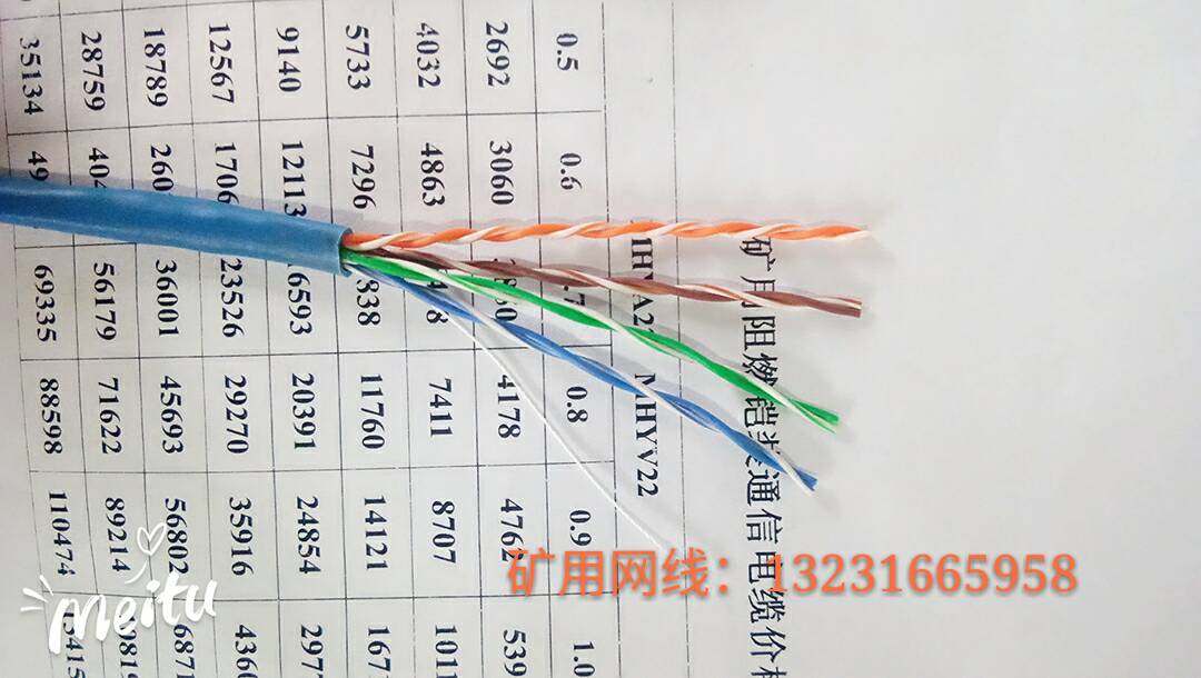 東莞礦用信號電纜MHYAV10X2X0.8價格