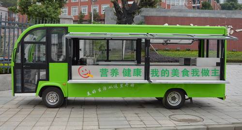 撫順電動早點車視頻