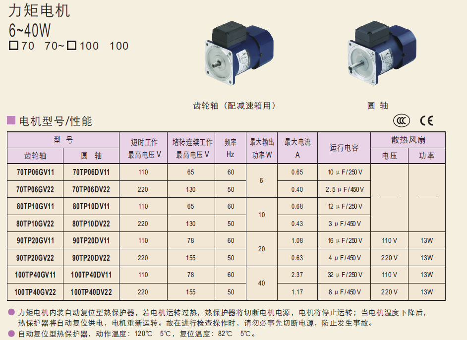 100TP40GV11 100TP40DV11 100TP40GV22 精研電機