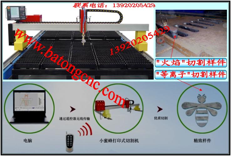 大連“小蜜蜂”牌打印式數(shù)控切割機