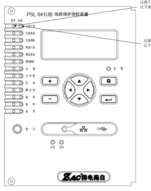 國電南自PSP-641U備用電源自投保護裝置