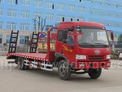 解放1163平板拖車 挖掘機(jī)運(yùn)輸車 挖掘機(jī)平板車 低平板拖車 挖機(jī)拖車