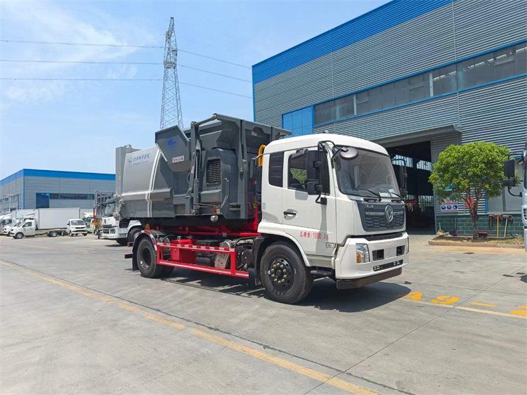 東風(fēng)天錦勾臂式垃圾車 全國送車上門 支持按揭