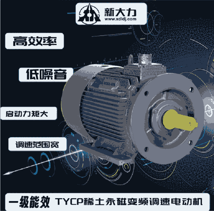 新大力 YZP112M-6-1.5KW 起重電機(jī) 變頻電機(jī)  一級(jí)能效