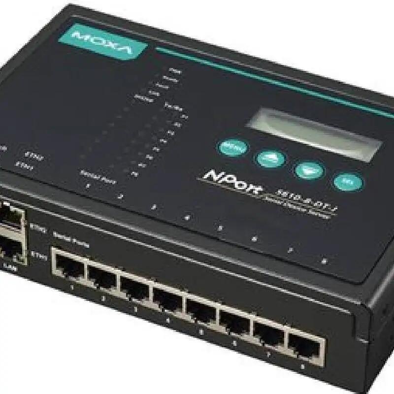 MOXA NPort5610-8-DT-T 寬溫DB9接頭8端口RS-232串口服務(wù)器