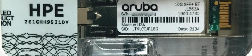 JL563A 10GBASE-T SFP+ RJ-45 30m Cat6a 光纖模塊