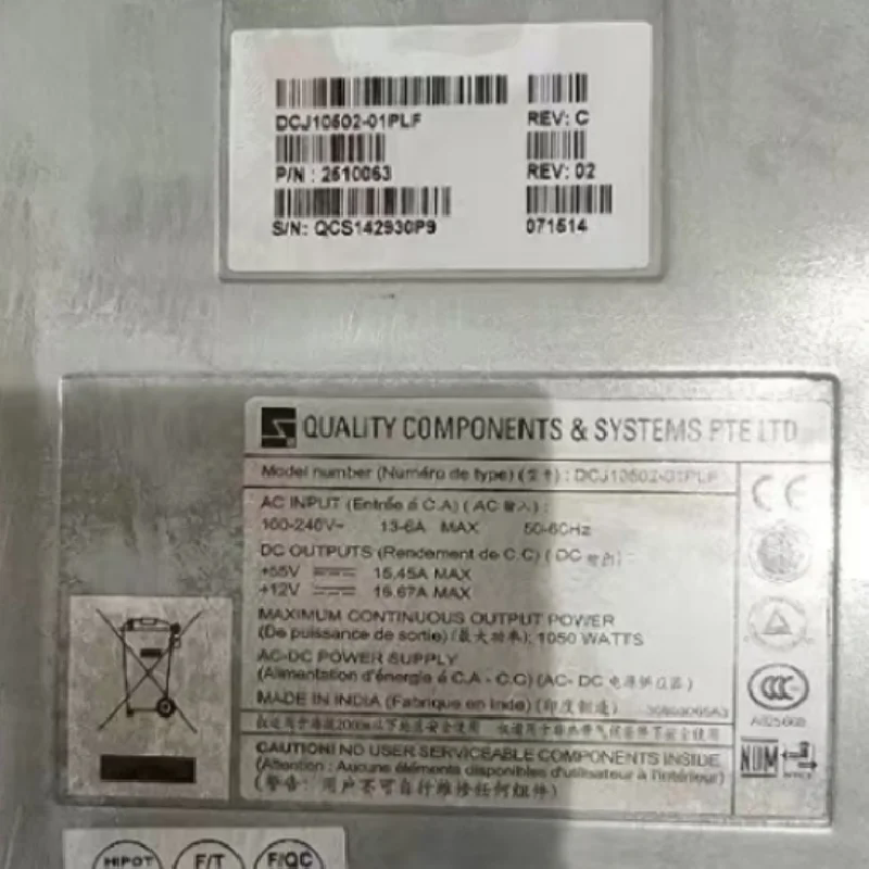 QUALTY COMPONENTS DCJ10602-01PLF  AC-DC 開關電源