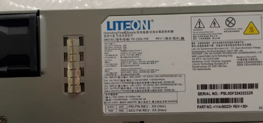 LITEON ps-2202-10e 2000W 光寶服務(wù)器電源模塊維修