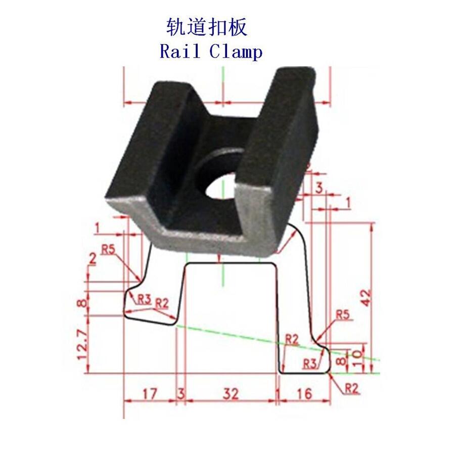 上海A55軌道壓板集裝箱堆場(chǎng)鋼軌壓板廠家