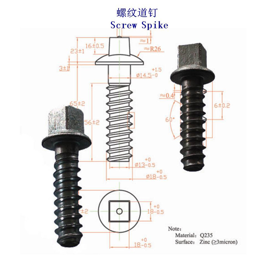 委內(nèi)瑞拉5.6級(jí)鐵路道釘生產(chǎn)工廠