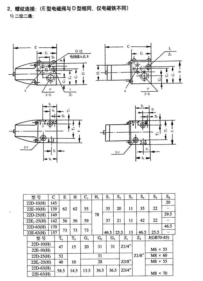 天水24EO-H10B-TZZ,電磁換向閥優(yōu)質(zhì)產(chǎn)品