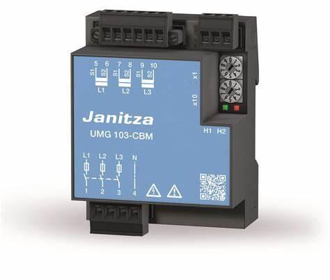 JANITZA 三相電能表 UMG 96-PA-MID測量高達 65 A