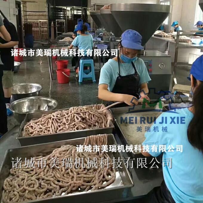 雙桿液壓灌腸機 全自動灌腸加工機器 香腸加工流水線