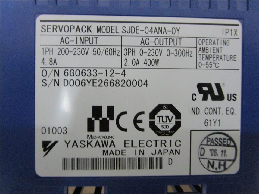 YOKOGAWA SR20-AC32 S/N A6-4 現(xiàn)貨