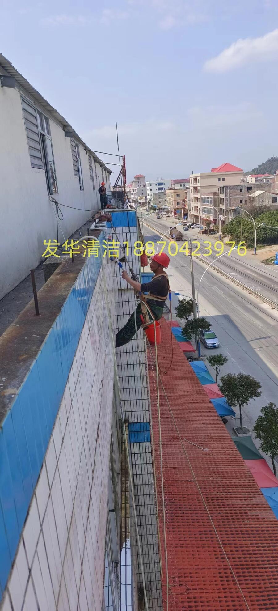 福建南平市大廈高空清洗高空維修高空作業(yè)如何清洗