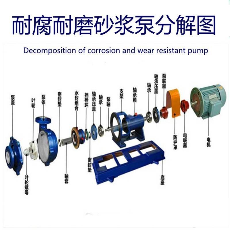 離心砂漿泵口徑200mm裕安污水雜質(zhì)離心化工泵使用說明