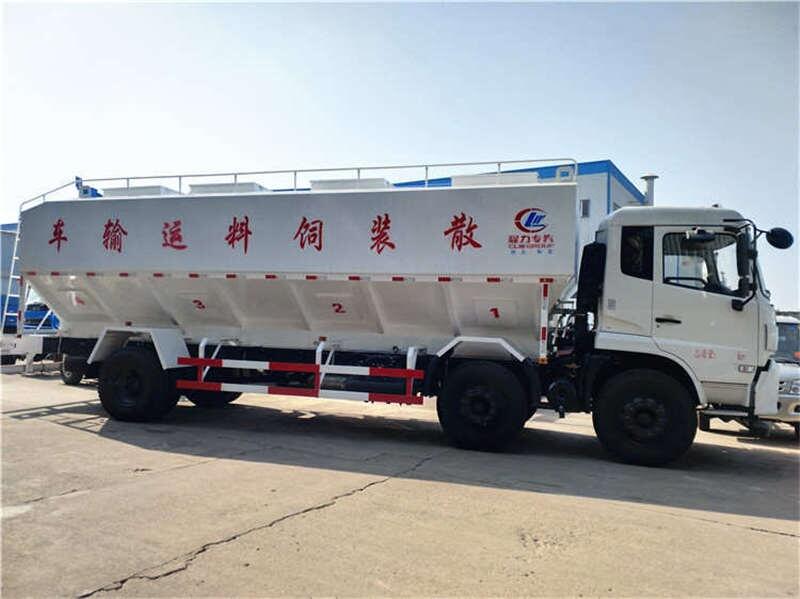 2020年?yáng)|風(fēng)天錦飼料車廠家_12噸散裝飼料料罐車