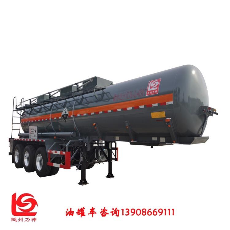 醒獅SLS9405GFWA型腐蝕性物品罐式運(yùn)輸半掛車罐體有效容積29.4立方米