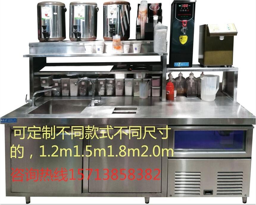 奶茶基本設(shè)備 奶茶店操作臺(tái)  隆恒產(chǎn)品質(zhì)量好