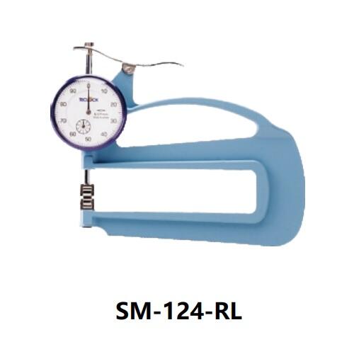 日本得樂TECLOCK滾輪式厚度表SM-124-RL