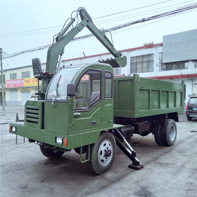 建筑工程隨車挖掘機(jī) 四不像隨車挖運(yùn)輸車 礦用隨車挖掘機(jī)