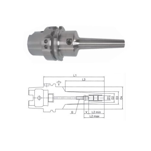 美達BT高精度細長筆形液壓刀柄HSK63A-MHC10S-150