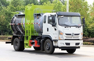 國(guó)六 東風(fēng)商新餐廚垃圾車桶裝餐廚垃圾車|泔水車|自裝卸式泔水車