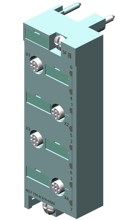 6ES7194-4CA10-0AA0 CM IO 4×M12塑料材質(zhì)