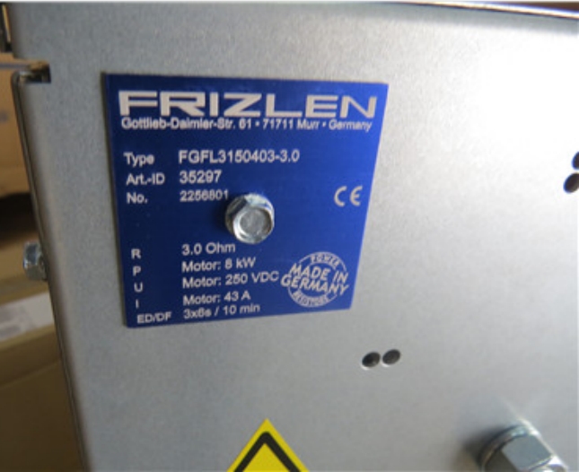 FRIZLEN	電阻	FZG600x65-82 BRAKE RESISTOR 82