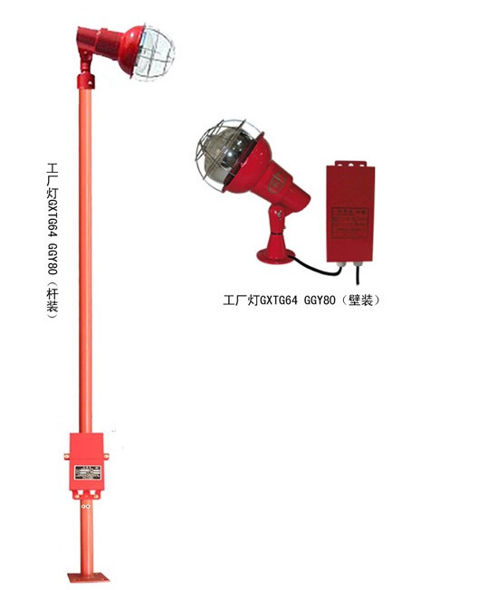 廠價批發(fā)全國用戶滿意燈具宏亮牌GXTG64A水泥廠專用燈-高壓水銀燈