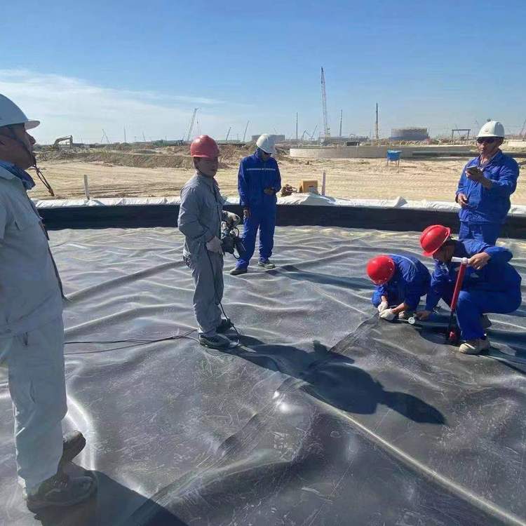 恒陽魚塘建設大型蓄水池飲用水池景觀人工湖水庫護坡防滑土工膜