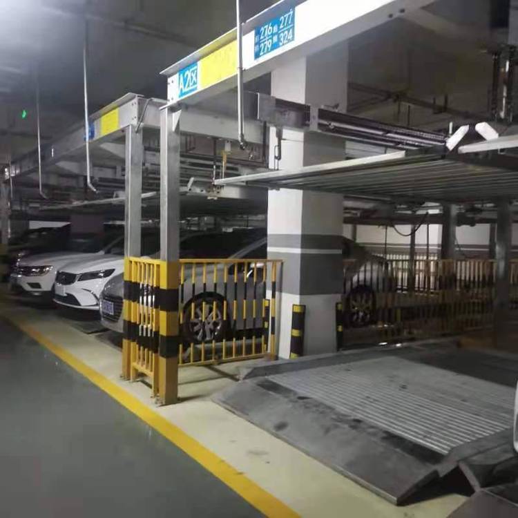 上海出售無避讓機械車庫租賃兩層升降橫移機械車位