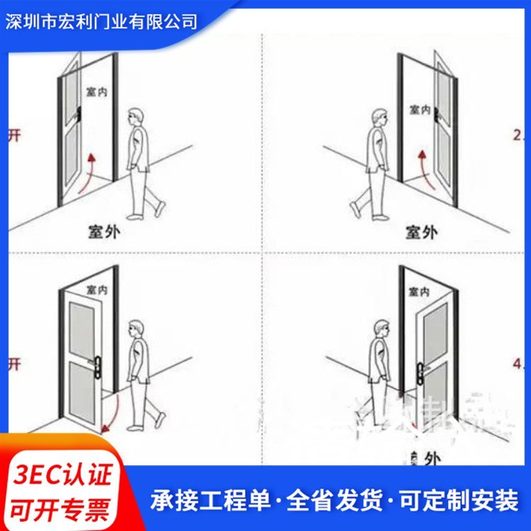 深圳鋼質防火門不銹鋼防火門雙開防火門定制