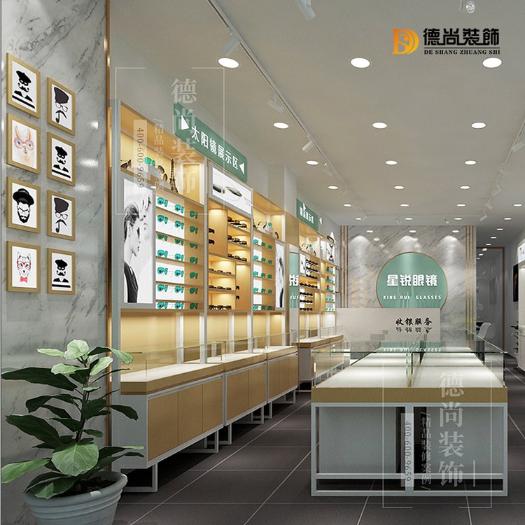 眼鏡店裝修_商場眼鏡展示柜_眼鏡加盟店設(shè)計(jì)