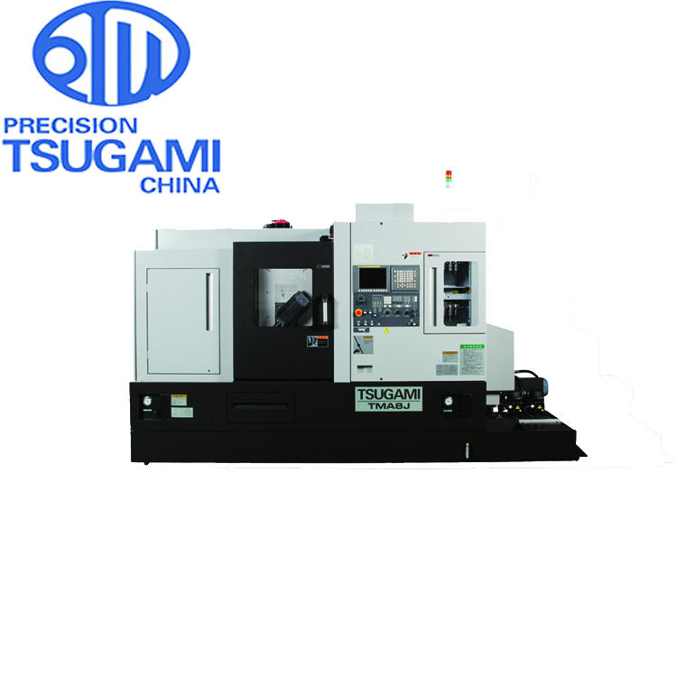 日本津上TMA8J五軸車銑復合機可立臥轉換工具主軸數控車床