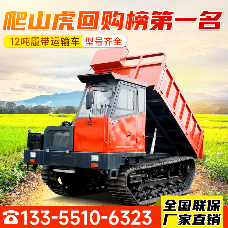 履帶爬山虎車山區(qū)拉毛竹履帶式運(yùn)輸車全地形多功能自卸車時(shí)利