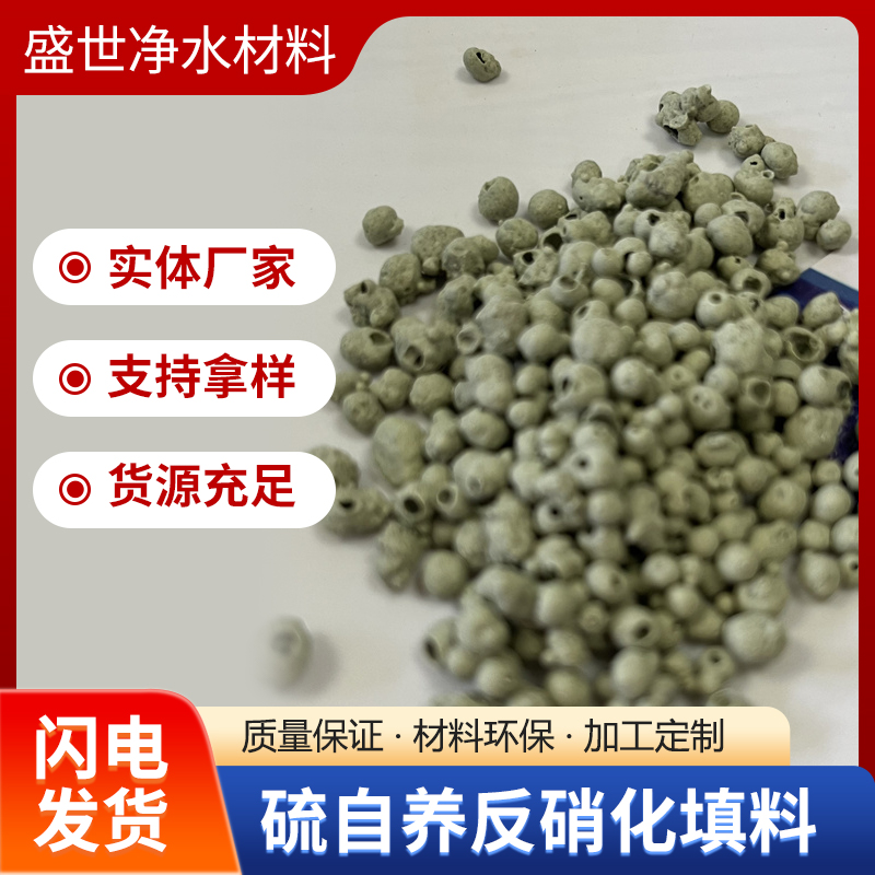 自來(lái)水廠反硝化濾池硫自養(yǎng)填料污水濾池濾料盛世凈水