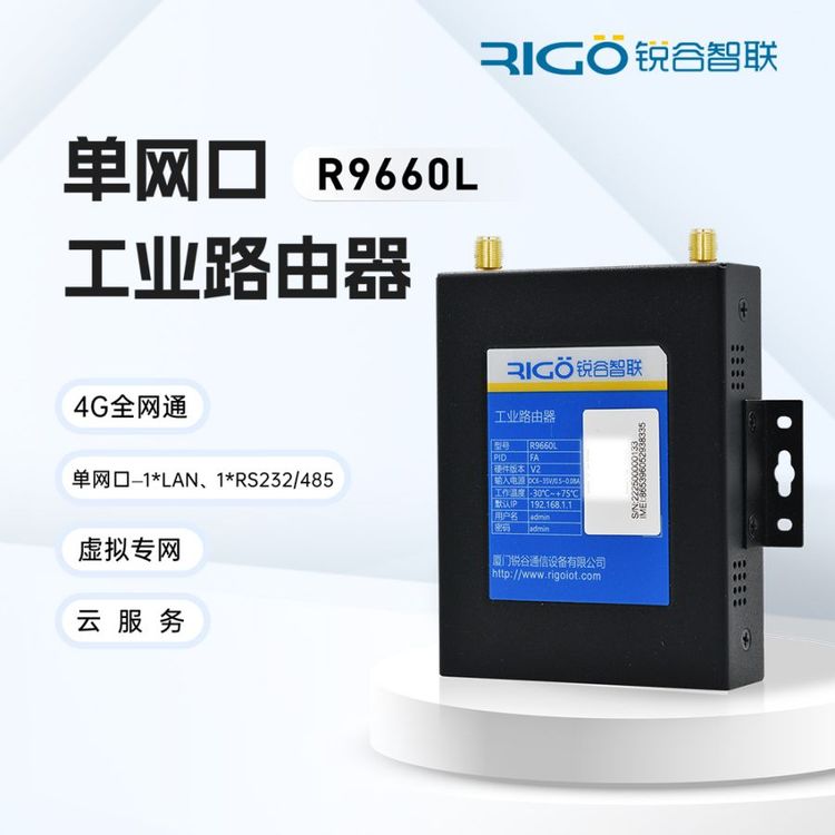 4g工業(yè)路由器無線WiFi插卡全網通cpe單口PLC遠程485\/232串口R9660L